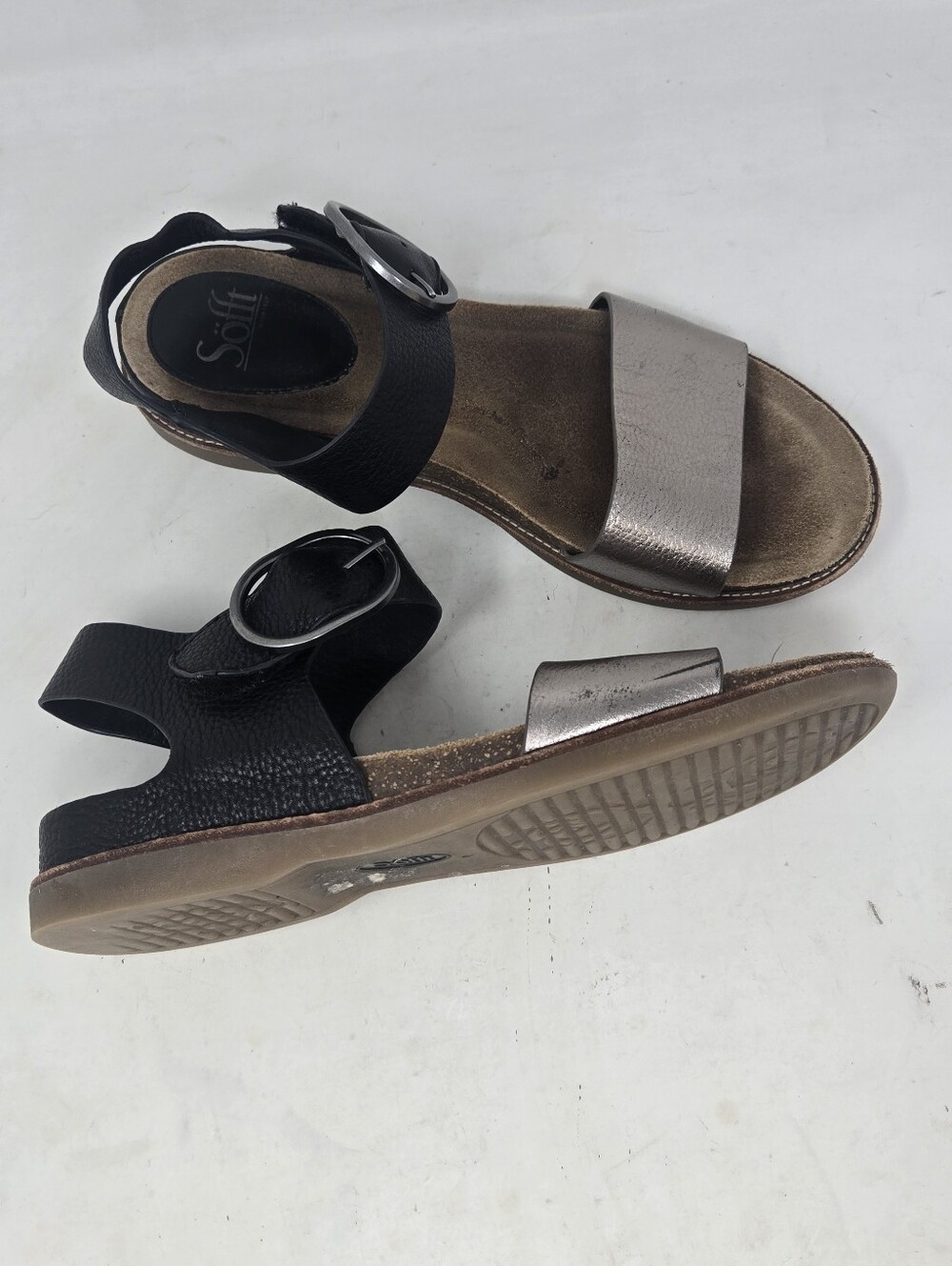 Sofft Bali Ankle Strap Singback Open Toe Slip On Sandals Women's Size 10M